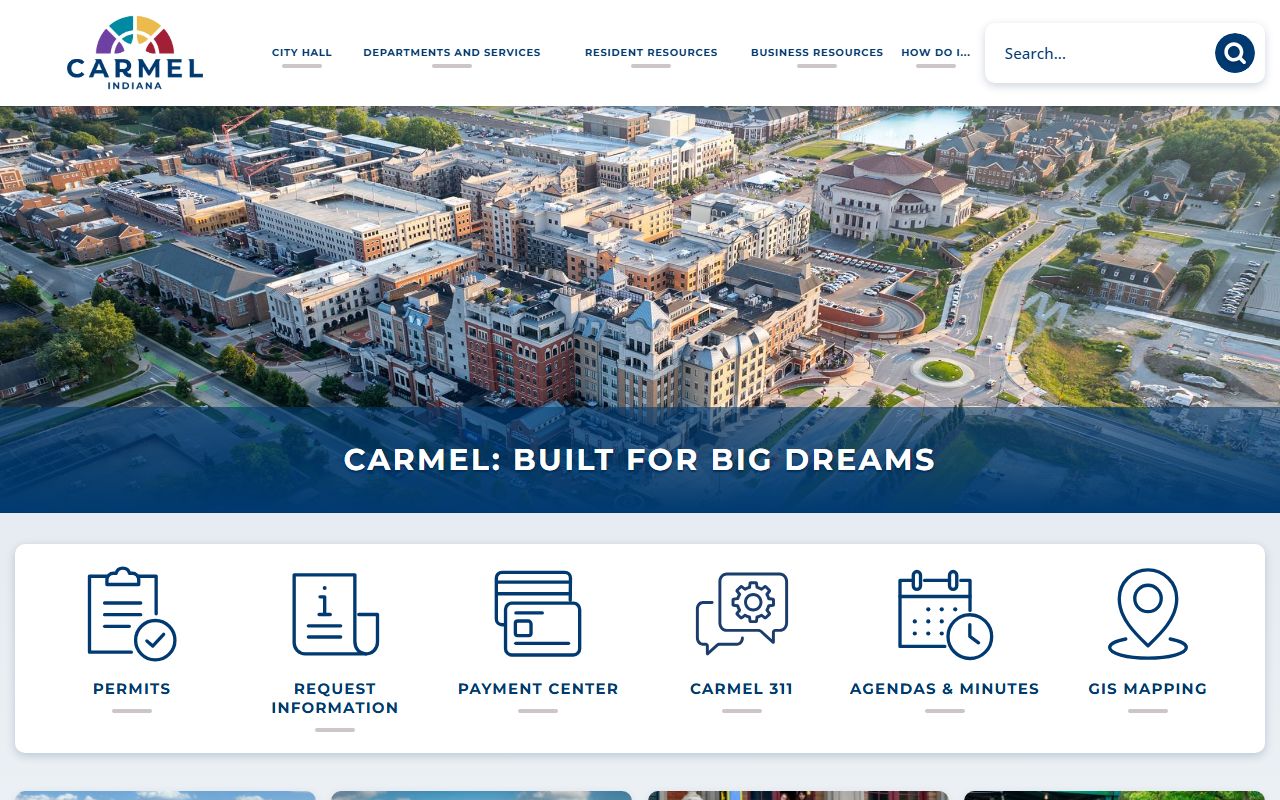 Carmel Indiana city website for dissolution of marriage resources