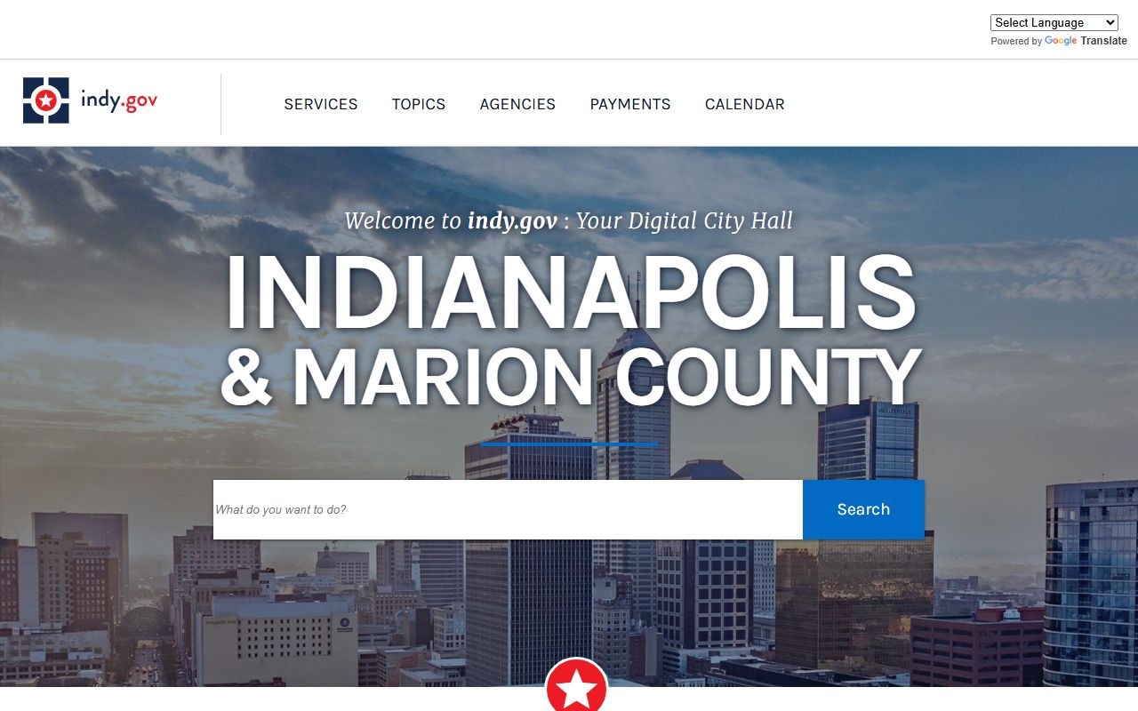 Indianapolis city website for dissolution of marriage resources