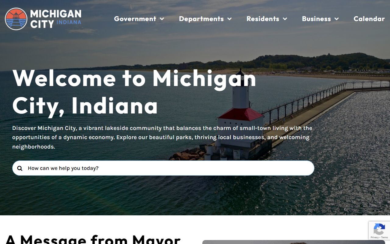 Michigan City Indiana city website for dissolution of marriage resources