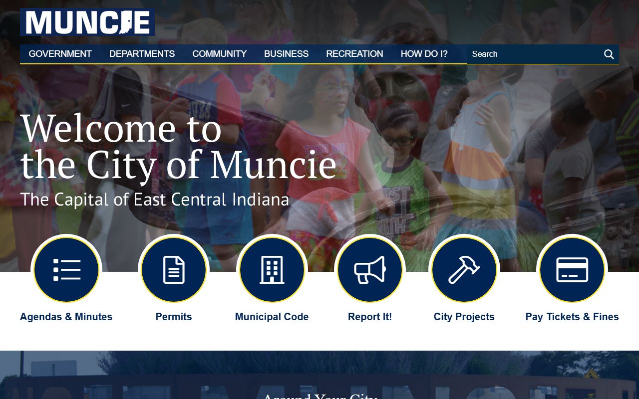 Muncie Indiana city website for dissolution of marriage resources