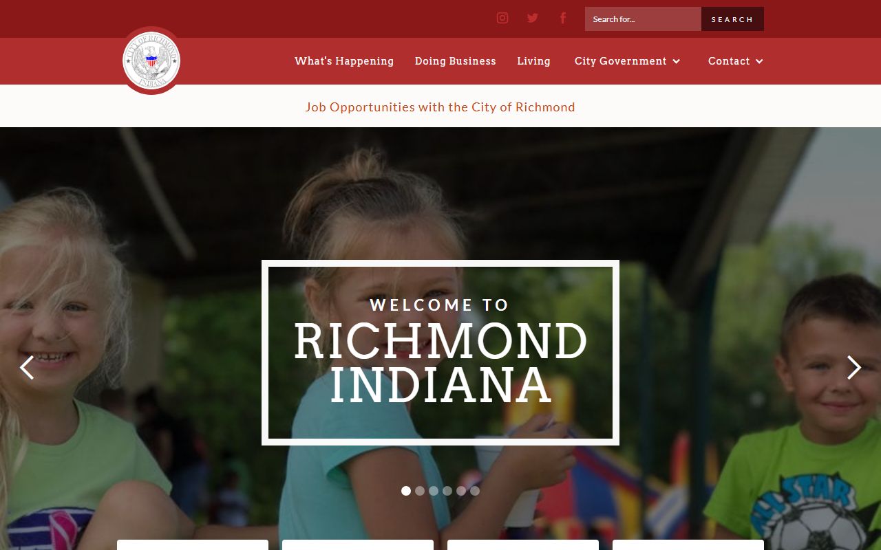 Richmond Indiana city website for dissolution of marriage resources
