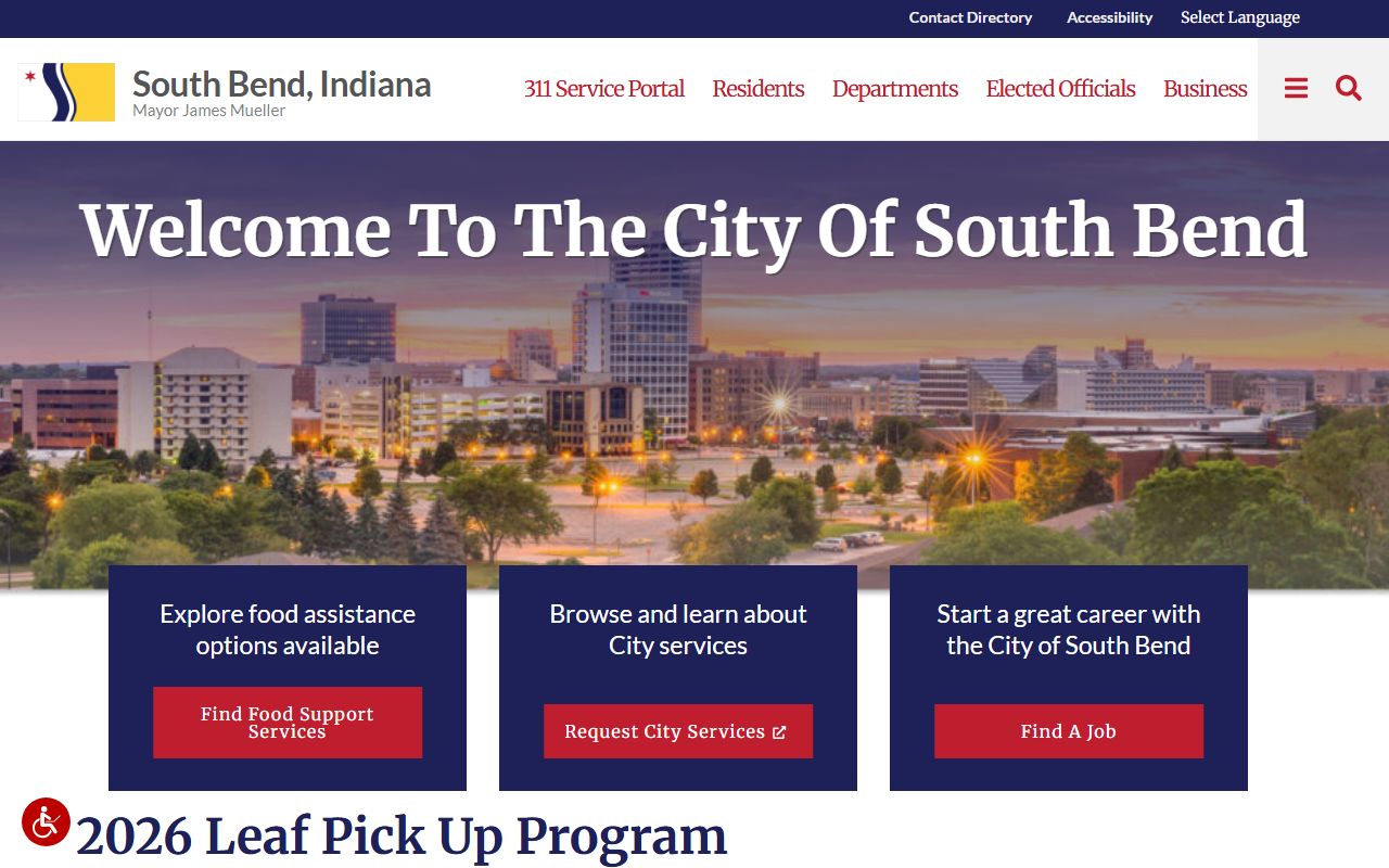 South Bend city website for dissolution of marriage resources
