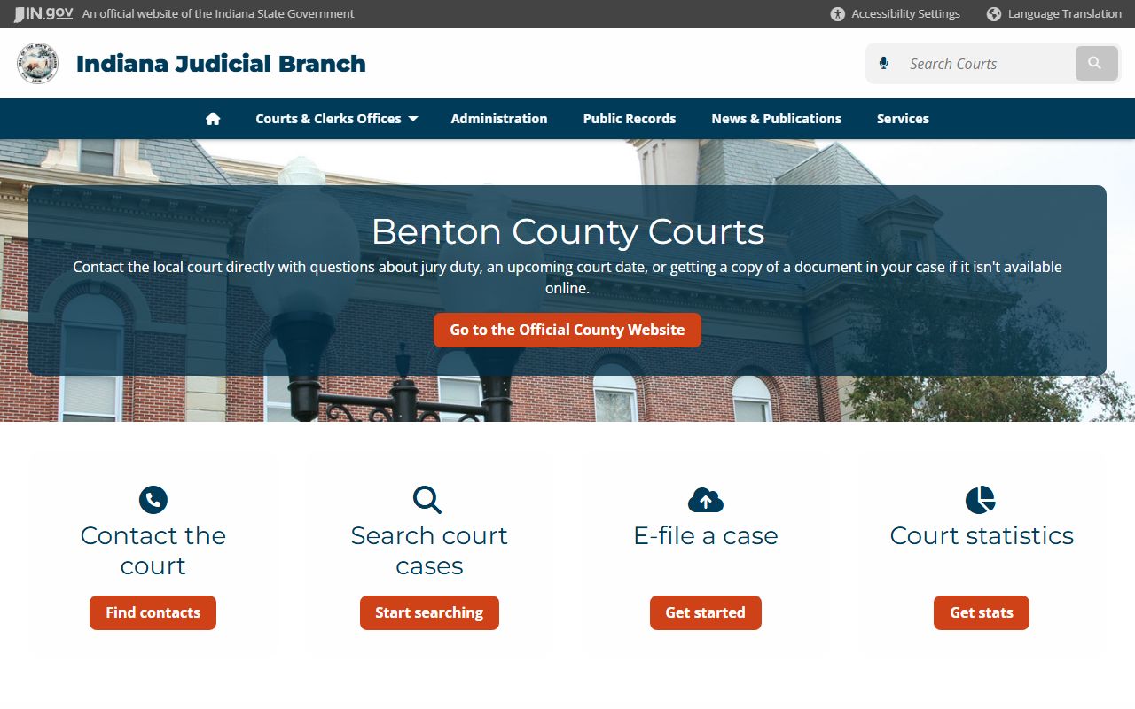 benton county clerk court records page for benton county dissolution of marriage