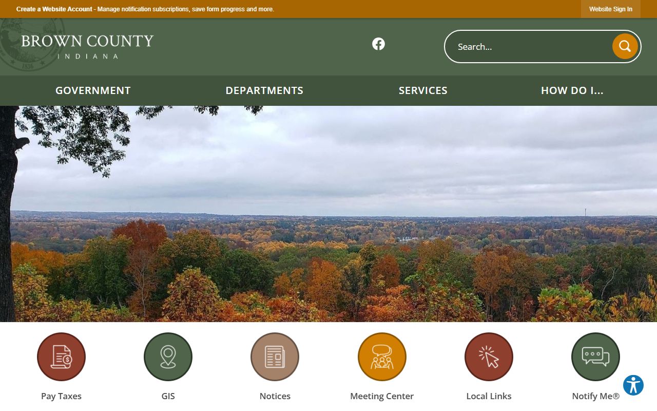 Brown County dissolution of marriage government website resources