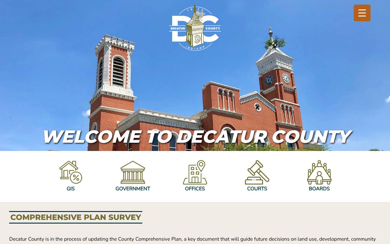 Decatur County clerk county resources for dissolution of marriage records