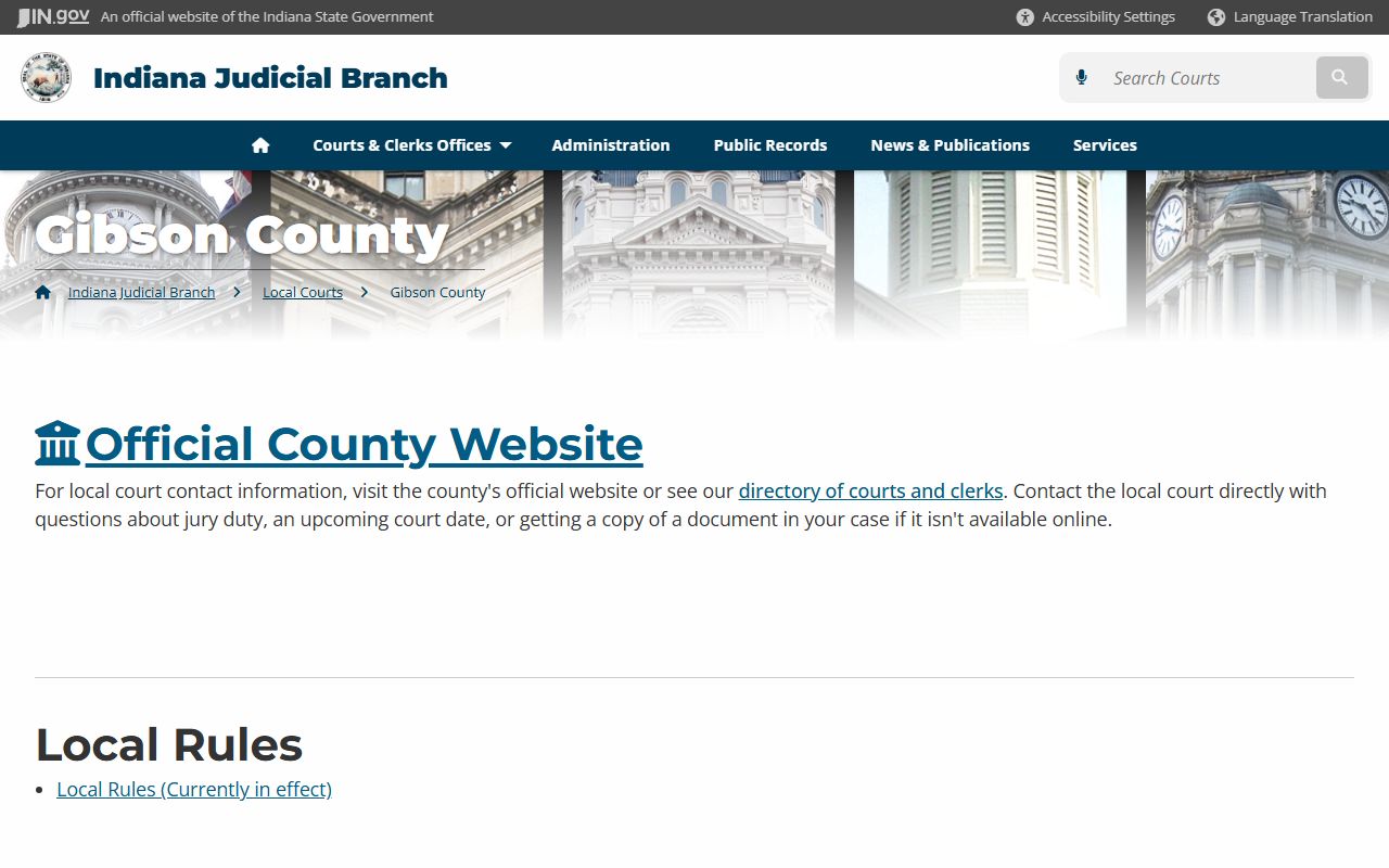 Gibson County court records dissolution of marriage case filings in Princeton