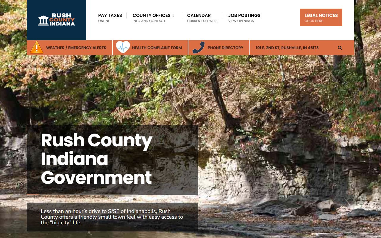 Rush County clerk resources for dissolution of marriage