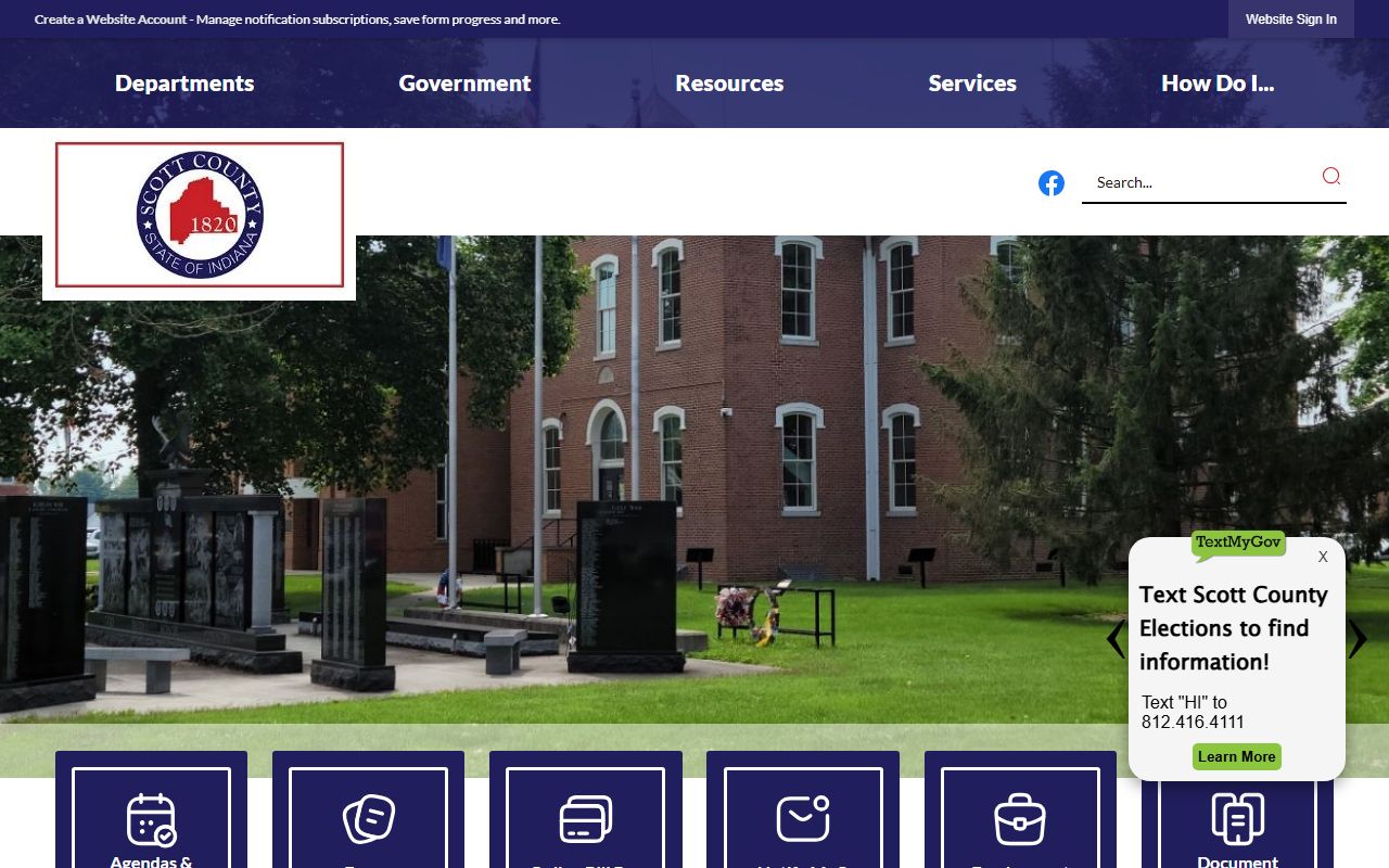 Scott County clerk resources for dissolution of marriage