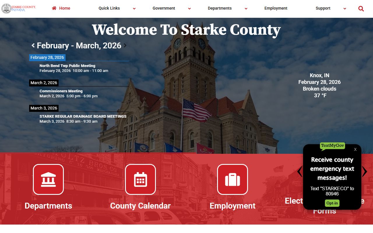 Starke County clerk resources for dissolution of marriage
