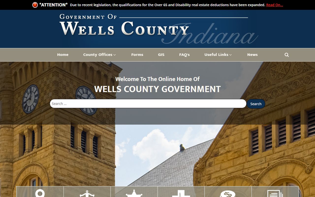 Wells County clerk resources for dissolution of marriage
