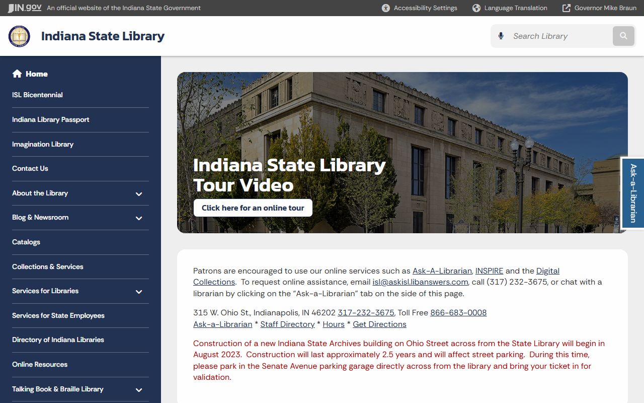 Indiana State Library resources for dissolution of marriage and genealogy research